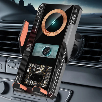Support Et Chargeur Sans Fil Pour Voiture.