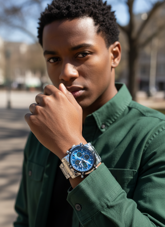 Montre de Luxe SKMEI Quartz Digital Pour Homme.